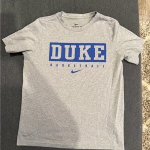 Nike Kids Gray and Blue Duke Basketball T-Shirt